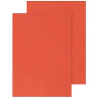 Q-Connect Einbanddeckel Leder, A4, 250g/m2, 100 Stück, rot Q-connect