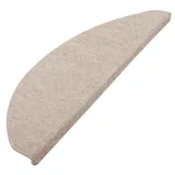 Karat Stufenmatte Leipzig Selbstklebend Beige Halbrund 21 x 65 cm