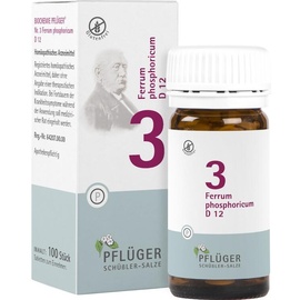 Homöopathisches Laboratorium Alexander Pflüger GmbH & Co KG Biochemie Pflüger 3 Ferrum phosphoricum D 12