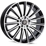 Keskin Wheels Kt18 Black Front Polish 9.5x20 ET 35 5/120 Alufelge Schwarz