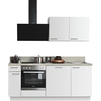 Express Küchen Küche »Scafa«, ohne E-Geräte, vormontiert, mit Vollauszug und Soft-Close-Funktion, Breite 200 cm