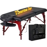 Master Massage Therma Top Mobil Massageliege Kosmetikliege Beheizbar Klappbar Holz 71cm Schwarz