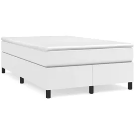 vidaXL Boxspringbett 120 x 200 cm Weiß