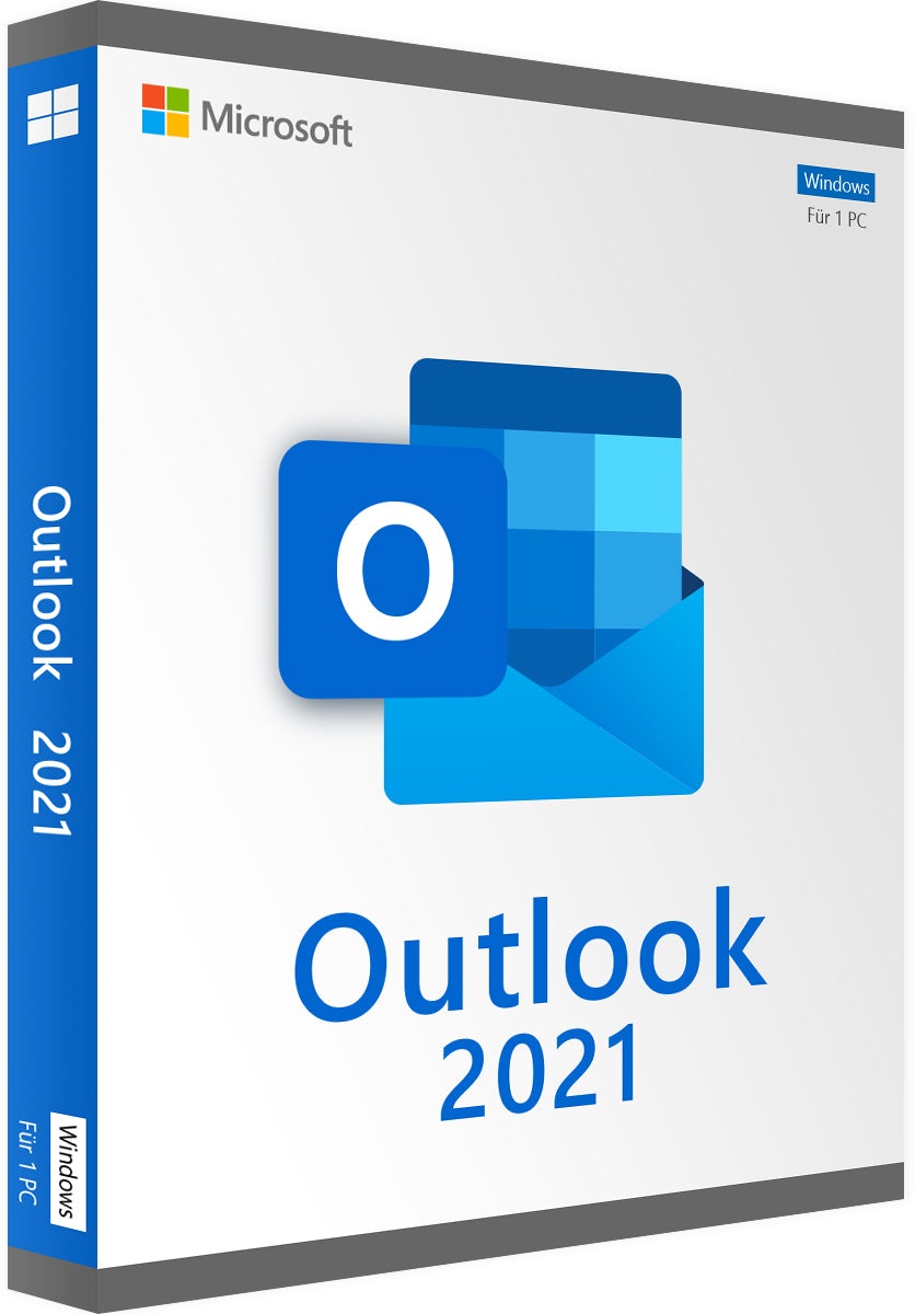 Microsoft Outlook 2021 - Produktschlüssel - Sofort-Download - Vollversion - Deutsch