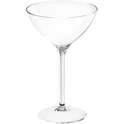 MONOUSO - Cocktail Gläser Plastik TT Wiederverwendbar 300ml (6 Stück)