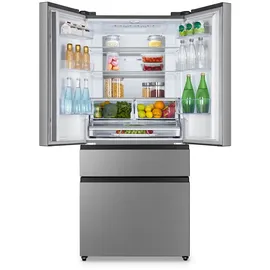 Hisense RF540N4SBI2 French Door (480 l, 1817 mm hoch, Edelstahl)