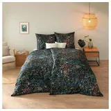 Estella Mako Interlock Jersey Bettwäsche Johanna schwarz 135x200 cm + 80x80 cm