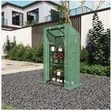 Konifera Foliengewächshaus pulverbeschichtet Grün Folie 0 mm 0,66 m2