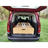 BiberBox-me (Natur) - Multifunktionale Campingbox für Hochdachkombi zum Stecken ohne Schrauben