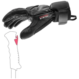 Leki Hevon 3D Skihandschuhe Schwarz 10