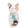 NICI Homies Wärmflasche Glückskatze mit Fisch 300ml 30cm - Multicolor - One Size