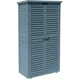 Habitat et Jardin Gartenschrank Space 87 x 46,5 x 160 cm Himmelblau