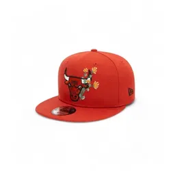 New Era für Herren. 60565379 Cap Saisonale Blume 9Fifty Chicago Bulls rot (M/L), Lässig, Baumwolle