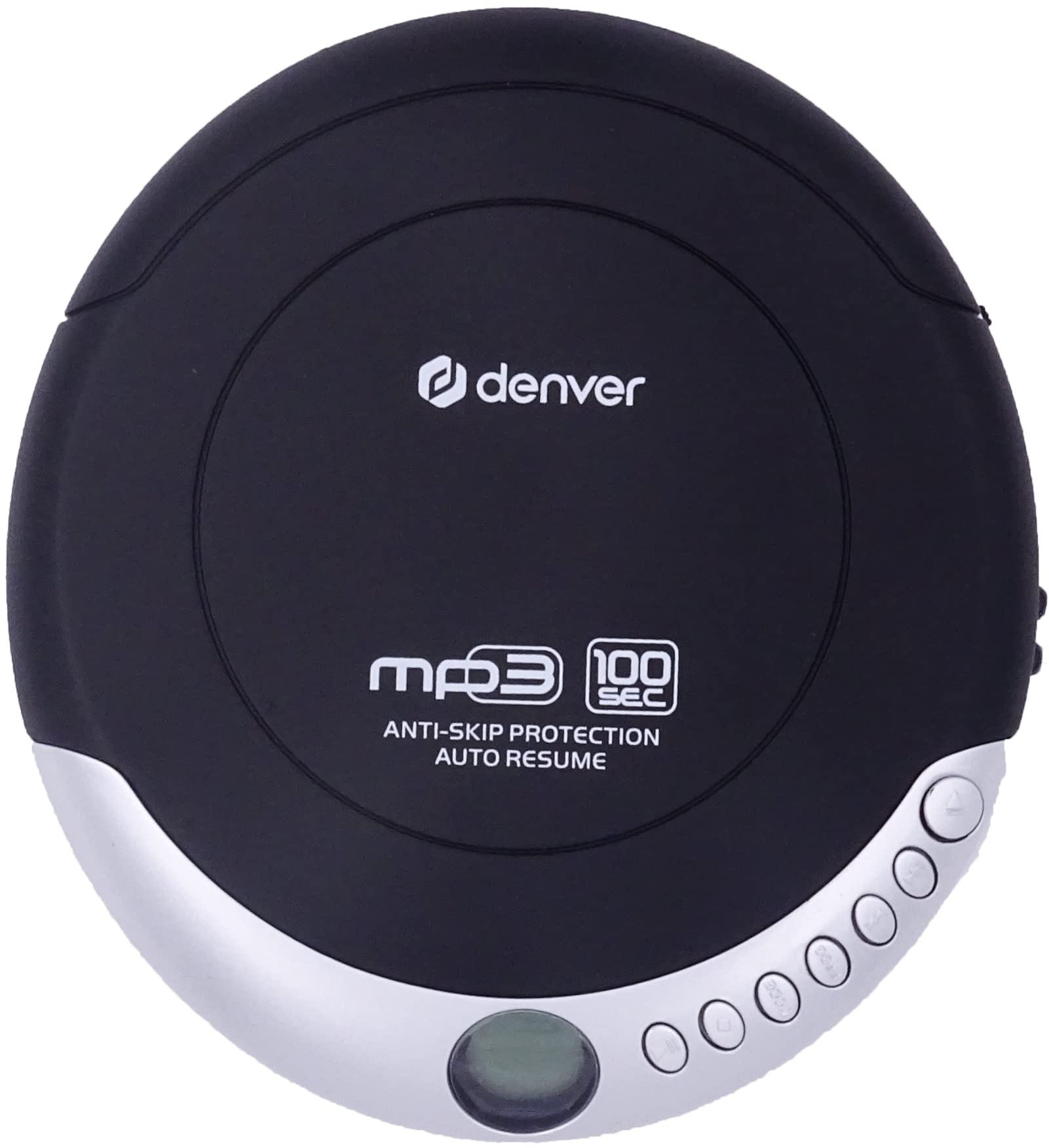 Denver Tragbarer CD-Player DMP-391. Walkman kompatibel mit CDs, CD-R und CD-RW CD-RW. Anti-Schock-Funktion Mit Bassverstärkungssystem, Kopfhörer