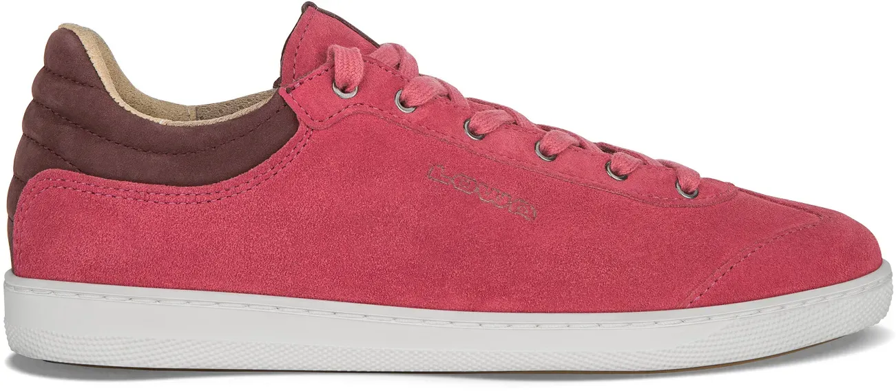 Lowa Sneaker Ancona Low Veloursleder flamingo Damen