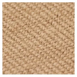 vidaXL Teppich Jute mit Latexrücken 140x200 cm Natur