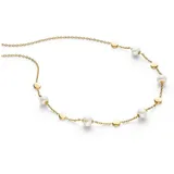 Boccia Titanium Collier 08077-02 Goldfarben/Titan mit Perlen
