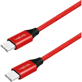 Logilink USB-C 1,0 m Rot