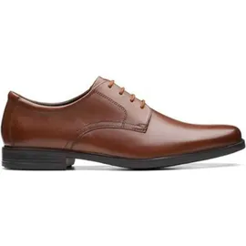 CLARKS Howard Walk Schuhe Dark Tan Lea 46