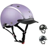 netproshop Casco Nori Kinder Reithelm - Fahrradhelm - Wintersporthelm in Einem Größe XS + S, Groesse:S 52-56 cm, Farbe:Princess