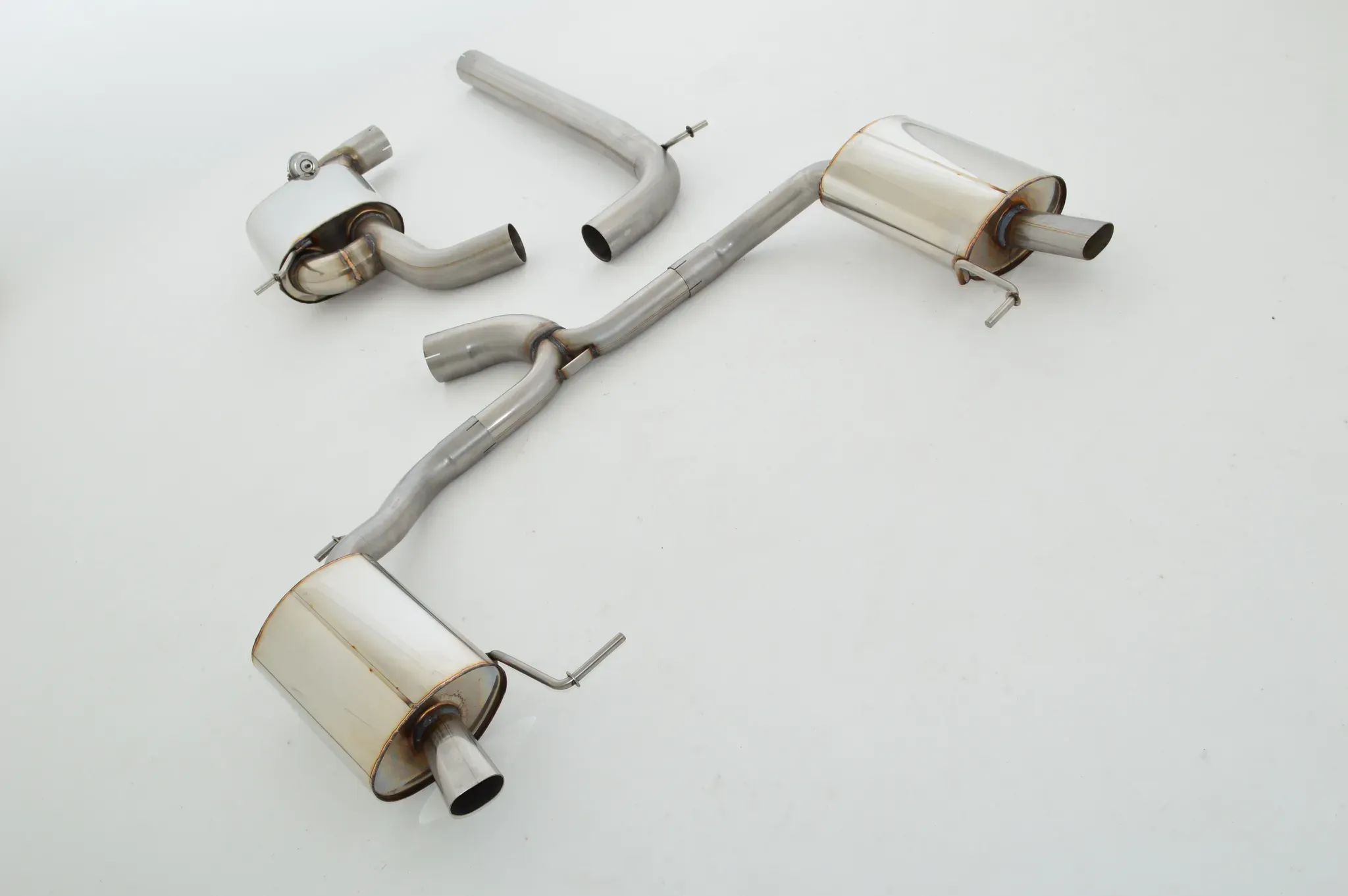 Streetbeast Sportauspuff 76mm Duplex-Anlage Klappensteuerung für Skoda Octavia