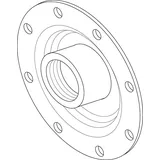 Buderus Handlochdeckel DN120-G1 1/2