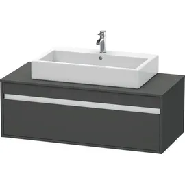 Duravit Waschtischunterschrank 1 Auszug 120 x 42,6 x 40 cm Grau Matt