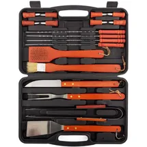 InnovaGoods Grillkoffer 18 Stück schwarz