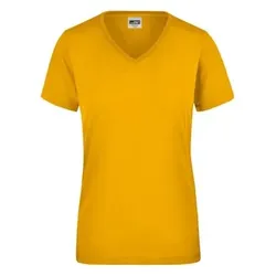 Damen Work T-Shirt JN837, gold-gelb, Größe L - gold-gelb - L
