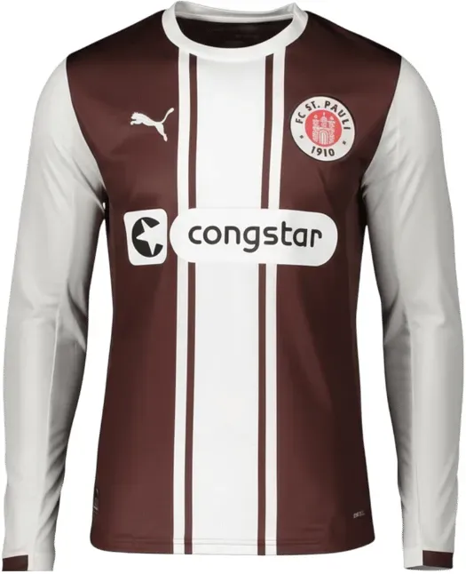 PUMA FC St. Pauli Trikot Langarm Sonder 2026/2027 Braun F01