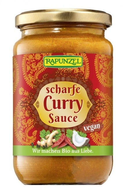 Rapunzel Curry-Sauce scharf bio (Neue Rezeptur)