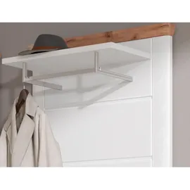 inn.furn Garderobenpaneel weiß Eiche, 79 cm, Garderobe, Garderobenpaneele, Garderobenpaneele
