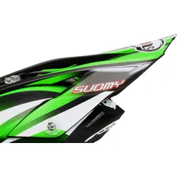 Suomy Alpha, Schirm - Bike Grün