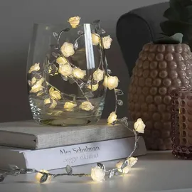 Konstsmide LED Lichterkette 2 m Silber