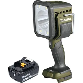 Makita Makita, DML 812 F1 Akku Handstrahler 18 V 1250 lm LED Olive Grün Outdoor Adventure Sonderedition + (1250 lm)
