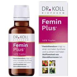 Femin Plus Doktor koll Gemmo Komplex Himbeere Vitamine b12