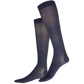 ITEM m6 Kniestrümpfe Damen 20 DEN Translucent blau 39-41