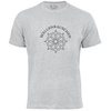T-Shirt - Wellenrauschen Steuerrad-Print grau XL