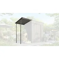 Globel Schleppdach für Gerätehaus Skillion 64/84 1,02 m2 Anthrazit
