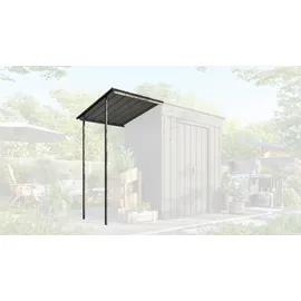 Globel Schleppdach für Gerätehaus Skillion 64/84 1,02 m2 Anthrazit