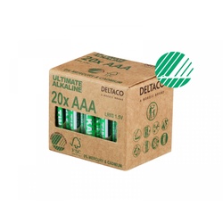 Deltaco Ultimate Alkaline AAA Batterie, 20 Stück