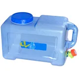 Wasserkanister Mit Hahns 12L Camping Wasserkanister Wiederverwendbare Trinkwasser Wasserbehälter Mit Tragegriff BPA-frei Trinkwasserkanister Tragbarer Wassertank Für Camping Wandern