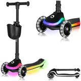 lionelo - Kinderroller MEY 3xAAA Black Onyx - Schwarz