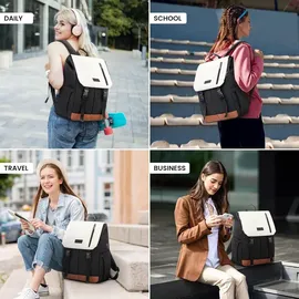 luxuskollektion Schulrucksack unifarben wasserdicht