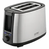 First Austria 2-Scheiben Toaster Schwarz/Edelstahl