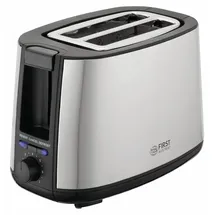 First Austria 2-Scheiben Toaster Schwarz/Edelstahl