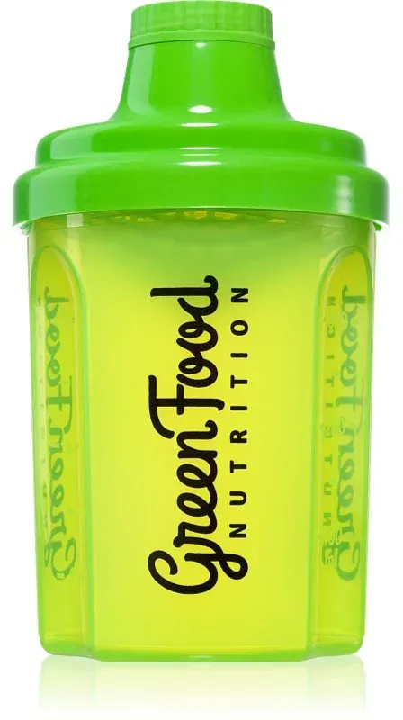 GreenFood Nutrition Shaker Shaker Transparent Green 300 ml