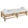 Brafab Vallda Daybed Rattan weiß