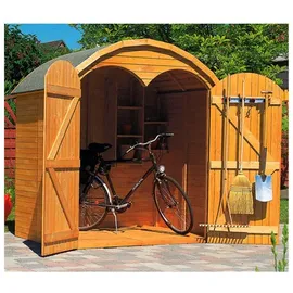 Promadino Geräteschrank Roma Max 1,95 x 1,48 x 2,11 m natur