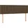 vidaXL Boxspringbett mit Matratze Dunkelbraun 140x200 cm Stoff